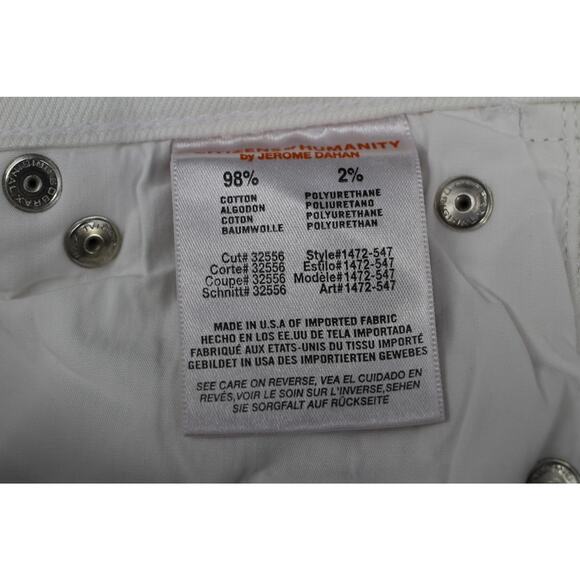 NWT Citizens of Humanity rocket crop high rise white sculpt jeans 23 y2k preppy - Picture 4 of 7